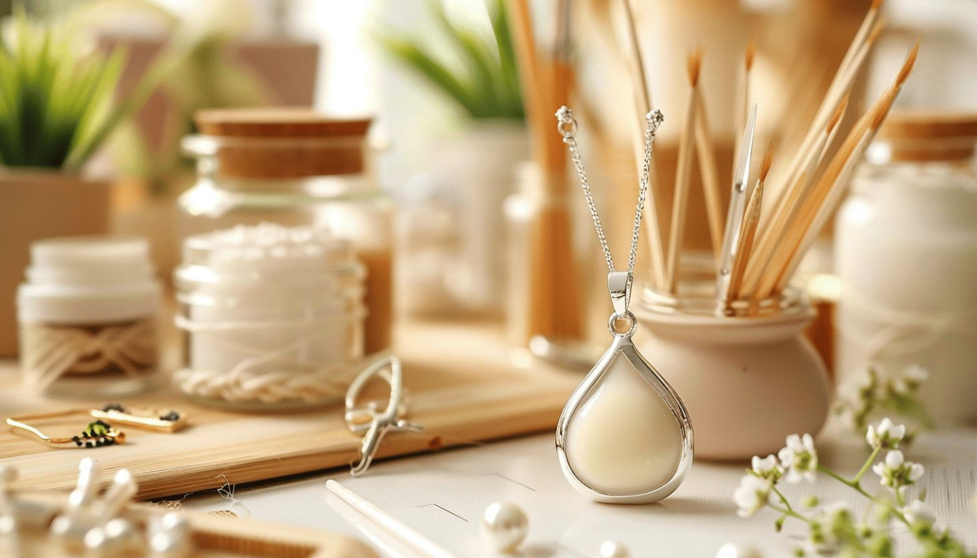 Créer des souvenirs avec des kits de bijoux à base de lait maternel